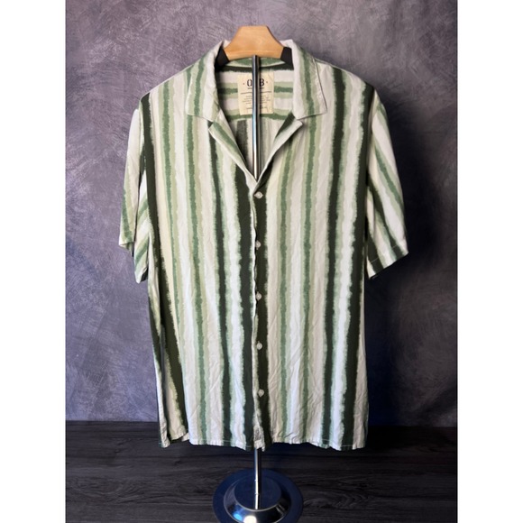 Original Paperbacks Other - Original Paperbacks Striped Watercolor Collar Resort Men's Large Vacation